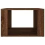 Mesita de noche madera contrachapada marrón roble 57x55x36 cm de vidaXL, Mesitas de noche - Ref: Foro24-816559, Precio: 35,96...