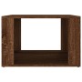 Mesita de noche madera contrachapada marrón roble 57x55x36 cm de vidaXL, Mesitas de noche - Ref: Foro24-816559, Precio: 36,36...