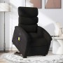 Sillón de masaje eléctrico reclinable elevable tela negro
