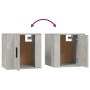 Concrete gray wall TV cabinet 40x34.5x40 cm by vidaXL, TV Furniture - Ref: Foro24-816648, Price: 26,46 €, Discount: %