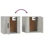 Mueble para TV de pared gris hormigón 40x34,5x40 cm de vidaXL, Muebles TV - Ref: Foro24-816648, Precio: 23,58 €, Descuento: %