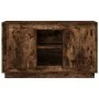 Aparador madera contrachapada color roble ahumado 102x35x60 cm de vidaXL, Aparadores - Ref: Foro24-831882, Precio: 87,39 €, D...