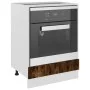 Ofenschrank aus geräuchertem Eichenholz, 60 x 46 x 81,5 cm von vidaXL, Küchenschränke - Ref: Foro24-825834, Preis: 55,83 €, R...