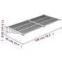 Türvordach aus grauem und transparentem Polycarbonat, 199 x 90 cm von vidaXL, Markisen - Ref: Foro24-153692, Preis: 81,78 €, ...