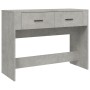 Mesa consola de madera contrachapada gris hormigón 100x39x75 cm de vidaXL, Mesas - Ref: Foro24-816780, Precio: 64,80 €, Descu...