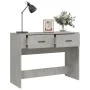 Mesa consola de madera contrachapada gris hormigón 100x39x75 cm de vidaXL, Mesas - Ref: Foro24-816780, Precio: 64,18 €, Descu...