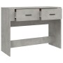 Mesa consola de madera contrachapada gris hormigón 100x39x75 cm de vidaXL, Mesas - Ref: Foro24-816780, Precio: 64,80 €, Descu...