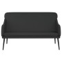 Banco de cuero sintético negro 110x76x80 cm de vidaXL, Bancos - Ref: Foro24-351430, Precio: 155,63 €, Descuento: %