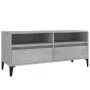 Mueble de TV madera contrachapada gris hormigón 100x34,5x44,5cm de vidaXL, Muebles TV - Ref: Foro24-831905, Precio: 57,23 €, ...