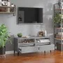 Mueble de TV madera contrachapada gris hormigón 100x34,5x44,5cm de vidaXL, Muebles TV - Ref: Foro24-831905, Precio: 57,23 €, ...
