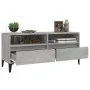 Mueble de TV madera contrachapada gris hormigón 100x34,5x44,5cm de vidaXL, Muebles TV - Ref: Foro24-831905, Precio: 57,23 €, ...