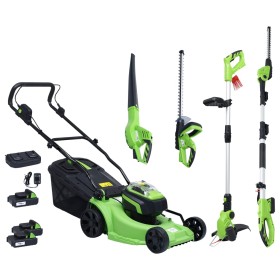 Set de herramientas eléctricas de jardín sin cable