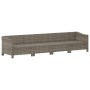 4-teiliges Gartenmöbel-Set und graue synthetische Rattankissen von vidaXL, Gartensets - Ref: Foro24-362686, Preis: 293,69 €, ...