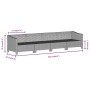 4-teiliges Gartenmöbel-Set und graue synthetische Rattankissen von vidaXL, Gartensets - Ref: Foro24-362686, Preis: 293,69 €, ...