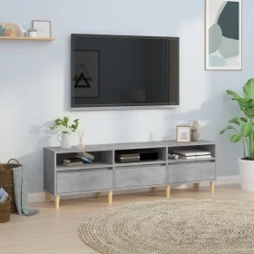 TV-Schrank aus betongrauem Sperrholz, 150 x 30 x 44,5 cm von vidaXL, TV-Möbel - Ref: Foro24-831913, Preis: 80,59 €, Rabatt: %
