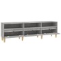 Concrete gray plywood TV cabinet 150x30x44.5 cm by vidaXL, TV Furniture - Ref: Foro24-831913, Price: 81,70 €, Discount: %