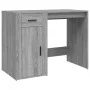 Escritorio de madera contrachapada gris Sonoma 100x49x75 cm de vidaXL, Escritorios - Ref: Foro24-816790, Precio: 95,95 €, Des...