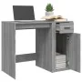 Escritorio de madera contrachapada gris Sonoma 100x49x75 cm de vidaXL, Escritorios - Ref: Foro24-816790, Precio: 95,95 €, Des...