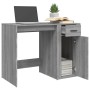 Sonoma grauer Sperrholzschreibtisch 100x49x75 cm von vidaXL, Schreibtische - Ref: Foro24-816790, Preis: 97,49 €, Rabatt: %