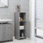 Badezimmerschrank aus grauem Sonoma-Sperrholz, 30 x 30 x 95 cm von vidaXL, Badezimmermöbel - Ref: Foro24-825838, Preis: 41,66...