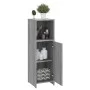 Badezimmerschrank aus grauem Sonoma-Sperrholz, 30 x 30 x 95 cm von vidaXL, Badezimmermöbel - Ref: Foro24-825838, Preis: 43,05...