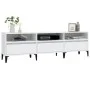 Mueble de TV madera contrachapada blanco 150x30x44,5 cm de vidaXL, Muebles TV - Ref: Foro24-831917, Precio: 78,84 €, Descuent...