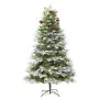 Christmas tree with LED and pine cones green PVC and PE 225 cm by vidaXL, Christmas trees - Ref: Foro24-344298, Price: 194,77...