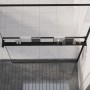 Duschwandregal aus schwarzem Aluminium, 115 cm von vidaXL, Badezimmerzubehör - Ref: Foro24-153618, Preis: 59,86 €, Rabatt: %