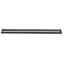 Duschwandregal aus schwarzem Aluminium, 115 cm von vidaXL, Badezimmerzubehör - Ref: Foro24-153618, Preis: 59,86 €, Rabatt: %