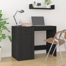 Schwarzer Sperrholzschreibtisch 100x49x75 cm von vidaXL, Schreibtische - Ref: Foro24-816785, Preis: 90,36 €, Rabatt: %