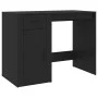Schwarzer Sperrholzschreibtisch 100x49x75 cm von vidaXL, Schreibtische - Ref: Foro24-816785, Preis: 87,47 €, Rabatt: %