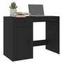 Schwarzer Sperrholzschreibtisch 100x49x75 cm von vidaXL, Schreibtische - Ref: Foro24-816785, Preis: 87,47 €, Rabatt: %