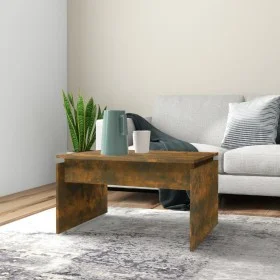 Mesa de centro madera contrachapada roble ahumado 68x50x38 cm de vidaXL, Mesas de centro - Ref: Foro24-825840, Precio: 38,12 ...