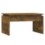 Mesa de centro madera contrachapada roble ahumado 68x50x38 cm de vidaXL, Mesas de centro - Ref: Foro24-825840, Precio: 38,09 ...