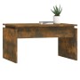 Couchtisch aus geräuchertem Eichensperrholz 68x50x38 cm von vidaXL, Couchtisch - Ref: Foro24-825840, Preis: 38,70 €, Rabatt: %