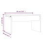 Couchtisch aus geräuchertem Eichensperrholz 68x50x38 cm von vidaXL, Couchtisch - Ref: Foro24-825840, Preis: 38,70 €, Rabatt: %