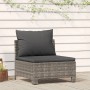 Zentrales Gartensofa mit synthetischem Rattankissen grau von vidaXL, Gartensets - Ref: Foro24-362694, Preis: 93,57 €, Rabatt: %