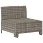 Zentrales Gartensofa mit synthetischem Rattankissen grau von vidaXL, Gartensets - Ref: Foro24-362694, Preis: 93,57 €, Rabatt: %