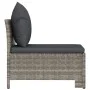 Zentrales Gartensofa mit synthetischem Rattankissen grau von vidaXL, Gartensets - Ref: Foro24-362694, Preis: 77,16 €, Rabatt: %