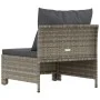Zentrales Gartensofa mit synthetischem Rattankissen grau von vidaXL, Gartensets - Ref: Foro24-362694, Preis: 77,16 €, Rabatt: %