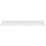 Gray and transparent polycarbonate door canopy 297.5x90cm by vidaXL, Awnings - Ref: Foro24-153694, Price: 98,36 €, Discount: %