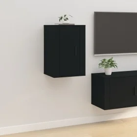 Schwarzer TV-Wandschrank 40x34,5x60 cm von vidaXL, TV-Möbel - Ref: Foro24-816658, Preis: 30,86 €, Rabatt: %