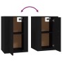 Schwarzer TV-Wandschrank 40x34,5x60 cm von vidaXL, TV-Möbel - Ref: Foro24-816658, Preis: 36,69 €, Rabatt: %