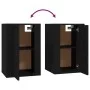Schwarzer TV-Wandschrank 40x34,5x60 cm von vidaXL, TV-Möbel - Ref: Foro24-816658, Preis: 36,30 €, Rabatt: %