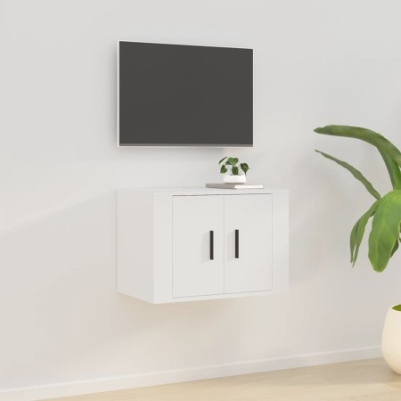 Weißes TV-Wandmöbel 57x34,5x40 cm von vidaXL, TV-Möbel - Ref: Foro24-816616, Preis: 36,17 €, Rabatt: %