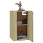 Wall-mounted TV furniture 2 units Sonoma oak 40x34.5x60 cm by vidaXL, TV Furniture - Ref: Foro24-816663, Price: 64,34 €, Disc...