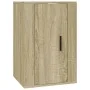 Wall-mounted TV furniture 2 units Sonoma oak 40x34.5x60 cm by vidaXL, TV Furniture - Ref: Foro24-816663, Price: 64,34 €, Disc...