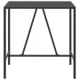 High bar table PE rattan and black glass surface 110x70x110 cm by vidaXL, Garden tables - Ref: Foro24-362588, Price: 123,90 €...