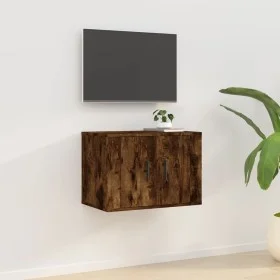 Wand-TV-Ständer aus geräucherter Eiche 57x34,5x40 cm von vidaXL, TV-Möbel - Ref: Foro24-816621, Preis: 35,07 €, Rabatt: %