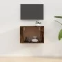 Wand-TV-Ständer aus geräucherter Eiche 57x34,5x40 cm von vidaXL, TV-Möbel - Ref: Foro24-816621, Preis: 35,07 €, Rabatt: %